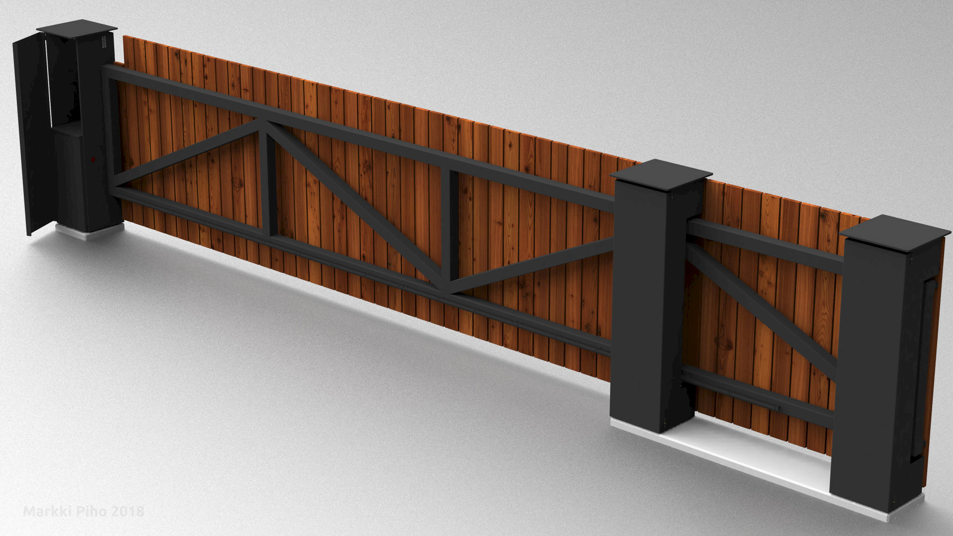 The gate is very strong,